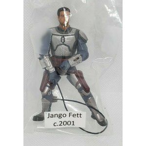 Vintage 2001 LFL Hasbro Jango Fett Star Wars Collectible Action Figure Toy